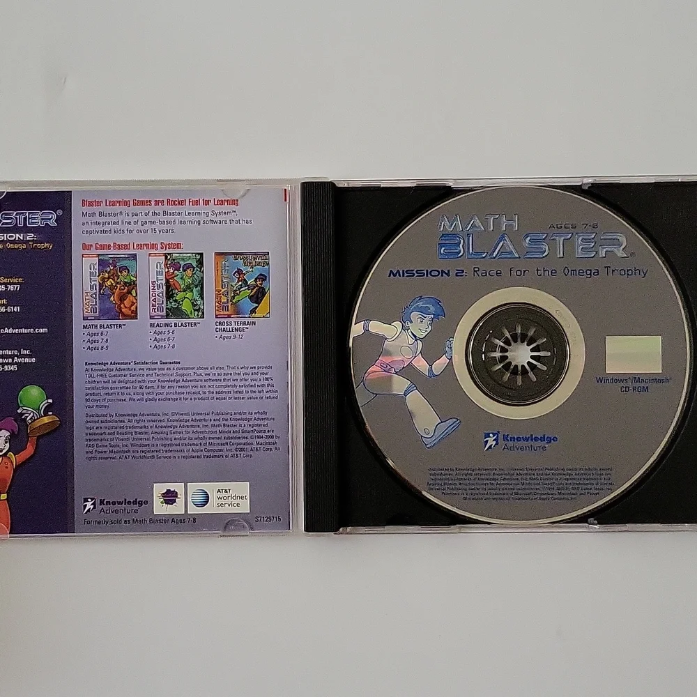 Math Blaster Skill Builder Mission 2: Race For The Omega Trophy CD